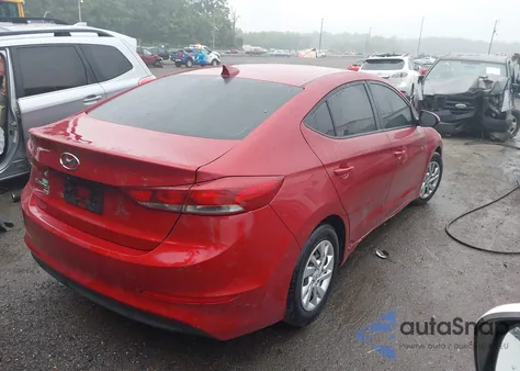 2017 Hyundai Elantra Se z USA, uszkodzony, nr VIN KMHD74LFXHU391503